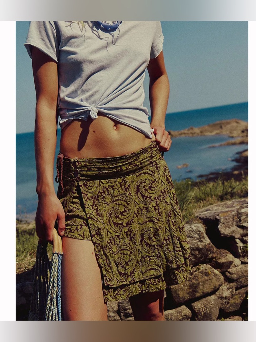Free People free-est Scarlett Printed Skort Short